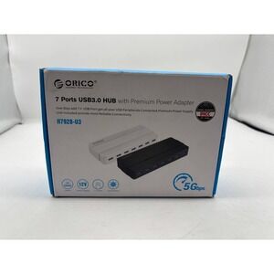 ORICO 7 Port USB 3.0 Hub with Power Adapter H7928U3 Black